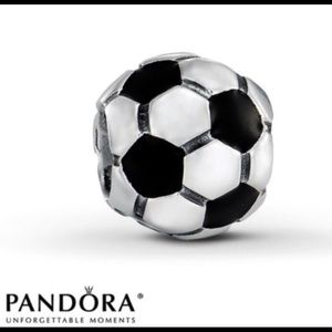 Pandora soccer ball charm